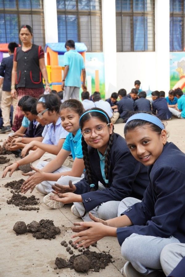 Seed Ball making Activity - 2026 at Podar school Khadgaon Ring Road, Latur - image 10