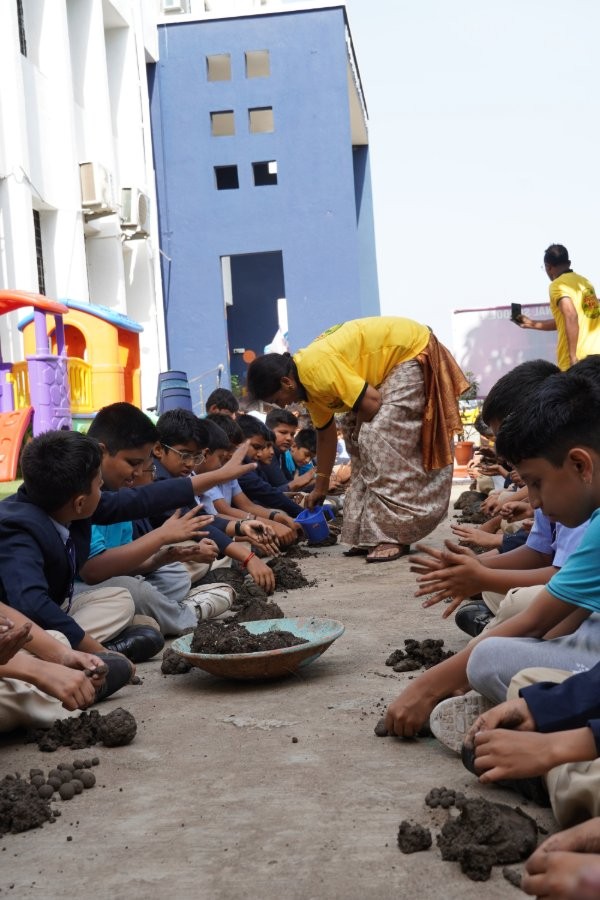 Seed Ball making Activity - 2026 at Podar school Khadgaon Ring Road, Latur - image 13