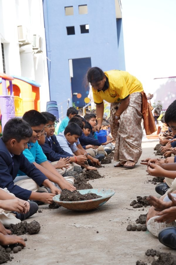 Seed Ball making Activity - 2026 at Podar school Khadgaon Ring Road, Latur - image 12