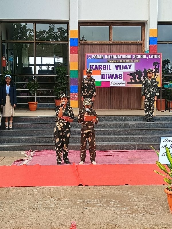 Kargil Vijay Diwas Celebration - 2026 at Podar school Khadgaon Ring Road, Latur - image 3