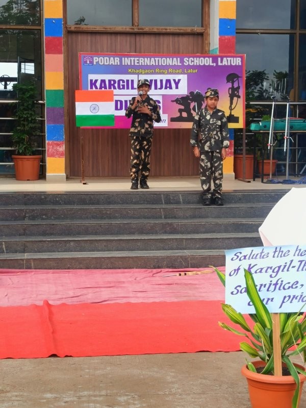 Kargil Vijay Diwas Celebration - 2026 at Podar school Khadgaon Ring Road, Latur - image 4