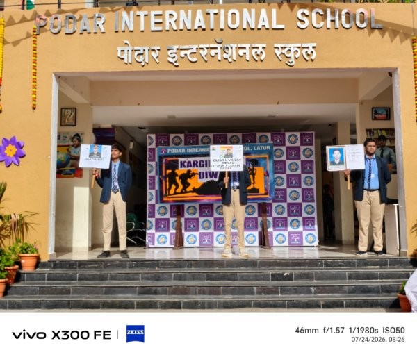 Kargil Vijay Diwas Celebration - 2026 at Podar school Khadgaon Ring Road, Latur - image 9