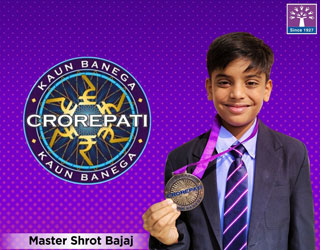 Heartiest Congratulations to Master Shrot Bajaj
