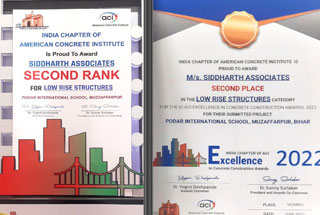 India Chapter of ACI Excellence in Concrete Construction Awards - 2022