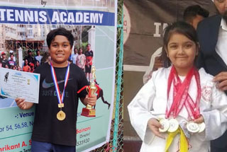 Achievement in Tennis and Martial arts - 2022