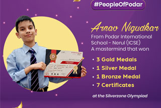 Mst. Arnav Nigudkar won National level Silverzone Olympiads