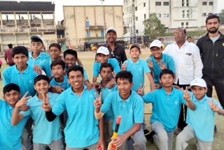 District Level Cricket tournament Won Under 14 Boys