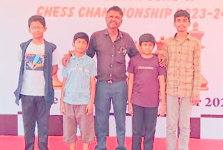 PIS Nanded student qualified for the CBSE Zone II Chess Championship 2023-24