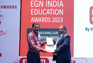 Award Emerging Education Hero by EGN India - 2023