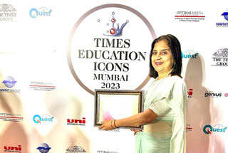 Podar International School CISCE Kalyan has been felicitated with the Times Education Icon - 2023