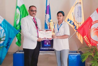 Miss Charu Lata shines in Badminton Championship (U-19 Category) - 2023