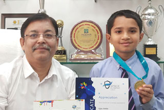 Achievement in Space Olympiad Junior (Abacus) Competition - 2023