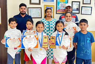 Achievement in 4th Mission Olympic 2028 Under - 10 & Mini State level Fencing Competition 2023