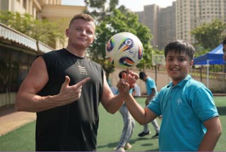 Podar International School Hosts the World’s Top Freestyle Footballer - 2025	
