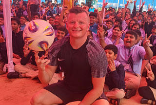Podar International School Hosts the World’s Top Freestyle Footballer - 2025