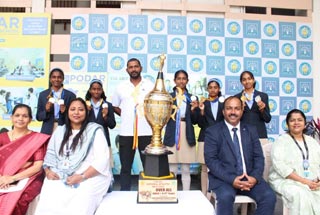 Podar International School,-Vidyanagar, Shivamogga Shines at CBSE National Athletic Meet 2025-2026