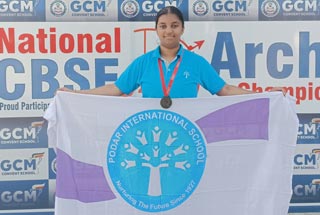 Bronze Medal Achievement – Saranya Sonvane Shines at CBSE Nationals - 2025