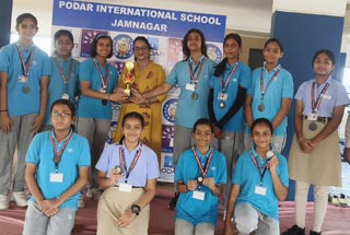 Podar International School, Jamnagar Shines Bright at Kalamahakumbh - 2025