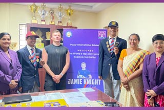 Podar International School - Magadi Road, welcomed world-renowned freestyle footballer Jamie Knight 2026