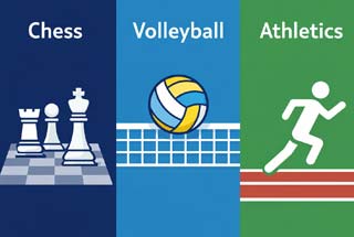 Achievement in Chess, Volleyball and Athletics Competition by Podar International School Vapi students - 2025