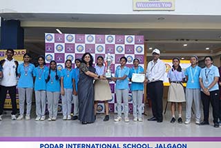 District Level Asmita Khelo India Football Championship (Under-16 Girls) – 1st Position secured by Podar International School, Jalgaon - 2026
