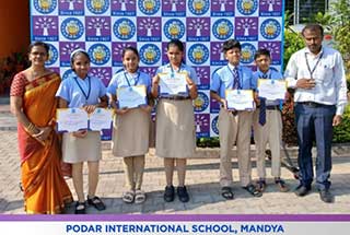 Celebrating Student Achievements – Podar International School, Mandya - 2026