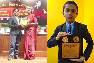 Podar Students Ritarko Mondal and Dnyanesh Gonte Excel with Gold in Homi Bhabha Balvaidnyanik Competition - 2026
