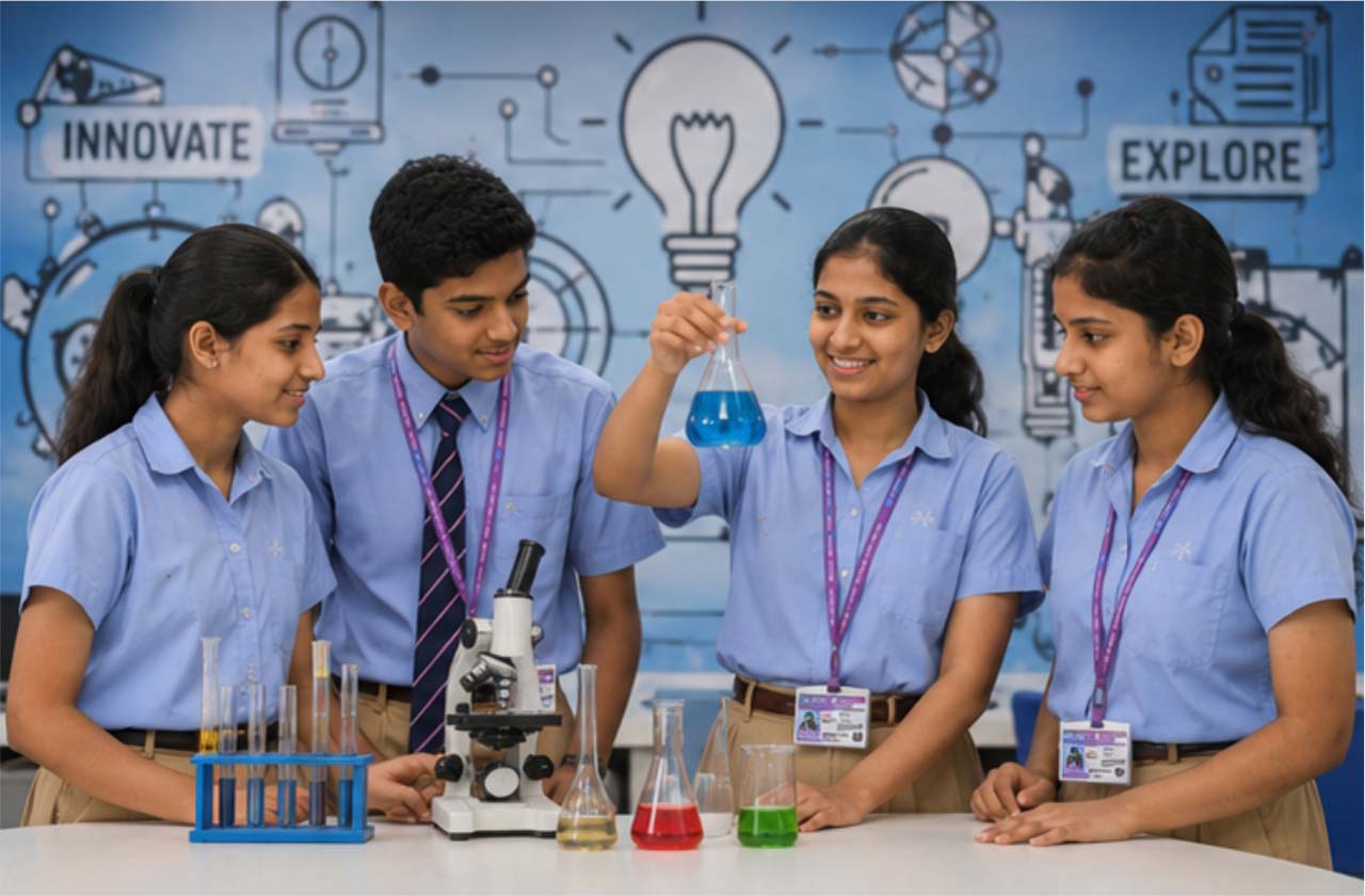 Students actively exploring new concepts, building curiosity and independent learning skills for lifelong growth